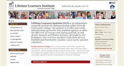 Desktop Screenshot of lifetimelearners.org